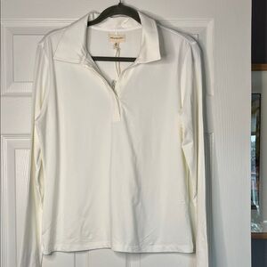 Thread & Supply Cream Long Sleeve Pullover Top NWT Size XL